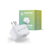 Smart Plug Max Wi-Fi Positivo Casa Inteligente, 16A, NBR 14136, Configuração Rápida, 1600W Bivolt – Compatível com Alexa