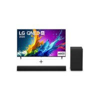 Combo Smart TV LG QNED AI 4K QNED80 65" 2024 + Soundbar LG S40T