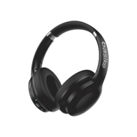 Basike Fone de Ouvido Bluetooth, ANC Cancelamento de Ruído Ativo Headphone Bluetooth 5.3+EDR, Som Surround 3D, Headset com Microfone, Certificação Hi-Pure Audio, 30 horas reprodução, Y6 (Preto)