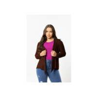 Cardigan Casaquinho Manga Longa Kimono Casaco Feminino
