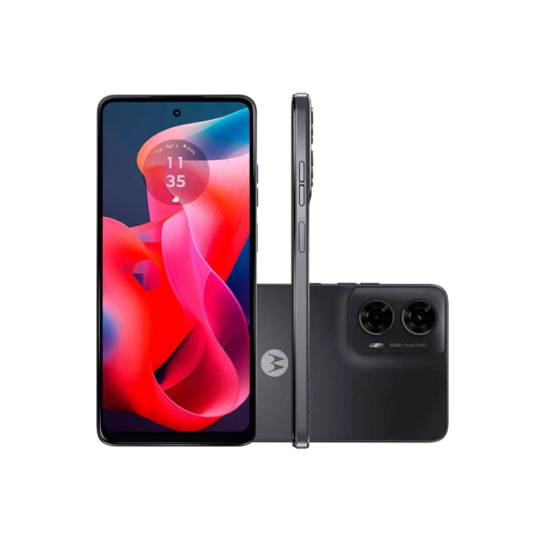 Smartphone Motorola Moto G24 128GB 4GB RAM Tela de 6.6" Grafite