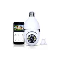 Câmera De Segurança Lâmpada Fergusom Ip Wifi Com App Yoosee Espiã Cor Branco