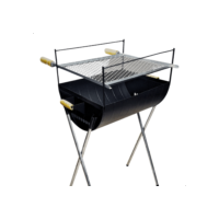 QUEIMA DE ESTOQUE! Churrasqueira a Carvão 96cm Com Grelha Inclusa em Aço Reforçado Espetinho Grande