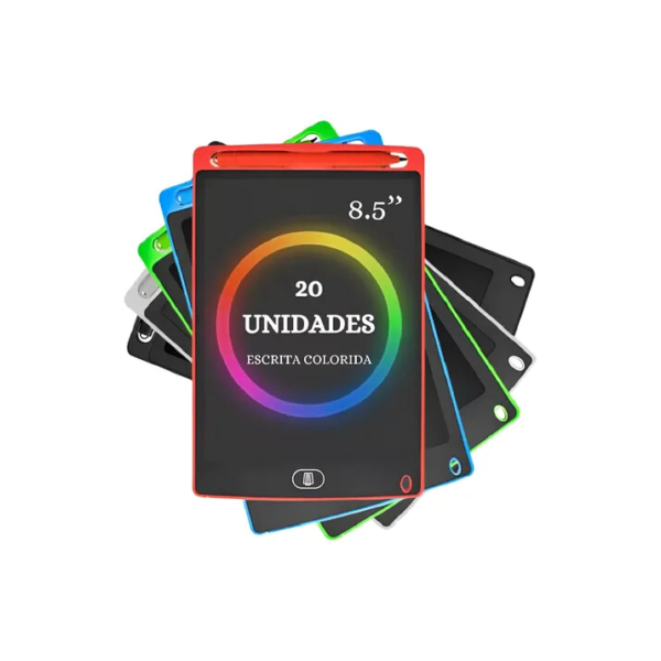 Kit C/ 20 - Lousa Magica Infantil Digital Lcd Tablet 8.5cm