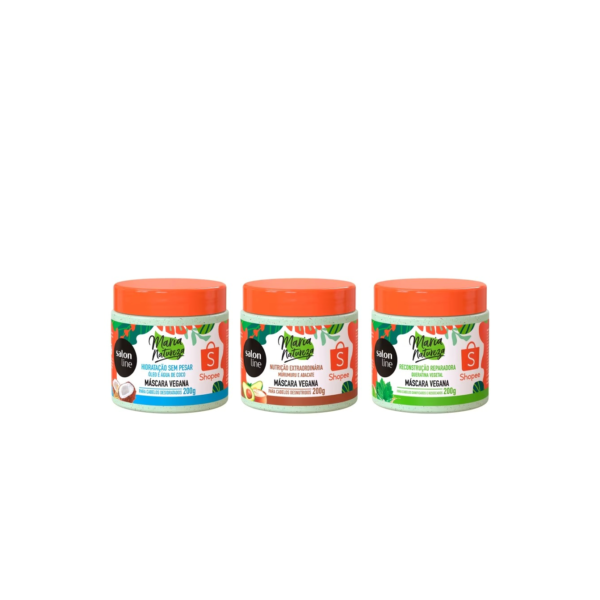 Kit Shopee e Salon Line Cronograma Capilar