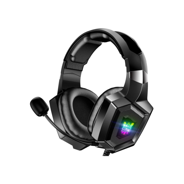 Headset Gamer Onikuma, LED, Drivers 50mm, USB, P2, Xbox One, PS4, PC, Mobile, Preto - K-8