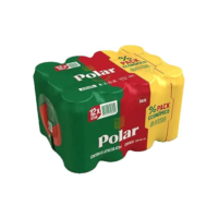 Pack Cerveja Polar Export American Lager, Lata, 473ml, Caixa 12 unidades