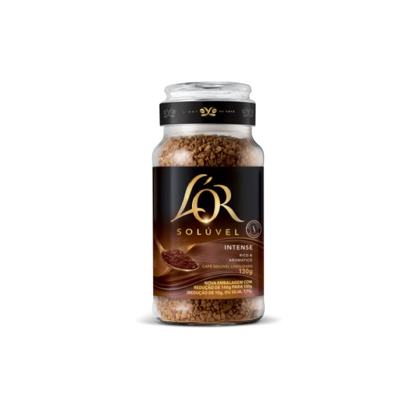 L'OR Café Solúvel Intense Pote De Vidro 130G