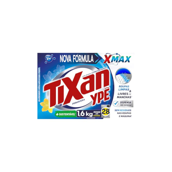 Tixan Ypê Lava Roupas em Pó Primavera 1,6Kg