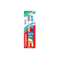 Escova Dental Média Colgate Tripla Ação 2 Unidades