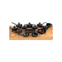 Jogo De Panelas De Cozinha Imperial Antiaderente Super 13 Peças Preto