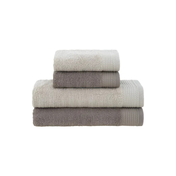 Jogo De Toalhas Buddemeyer Brisa Banho 4 Cor Bege/marrom