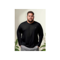 Camiseta Plus Size Segunda Pele Térmica Proteção Solar Uv