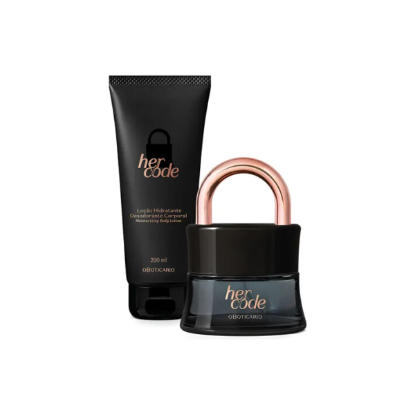 Combo Her Code: Eau De Parfum 50ml + Loção Corporal 200ml