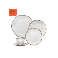 Aparelho de Jantar e Chá Ryo Maresia 20 Peças em Porcelana - Oxford