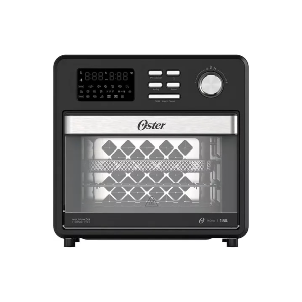 Forno e Fryer Oster Compact 10 em 1 OFOR160 de 15 Litros e 1600W de Potência - 220vofor
