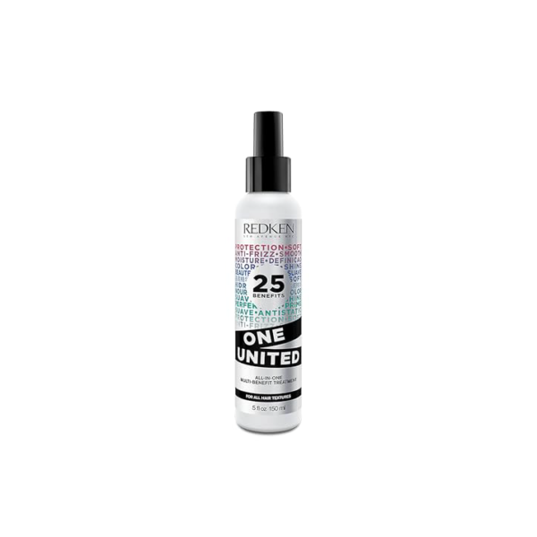 Redken One United, Leave-in Multibenefícios, Fórmula Livre de Sulfatos e Parabenos, Tratamento com Proteção Térmica para Todos os Tipos de Cabelos, 150ml