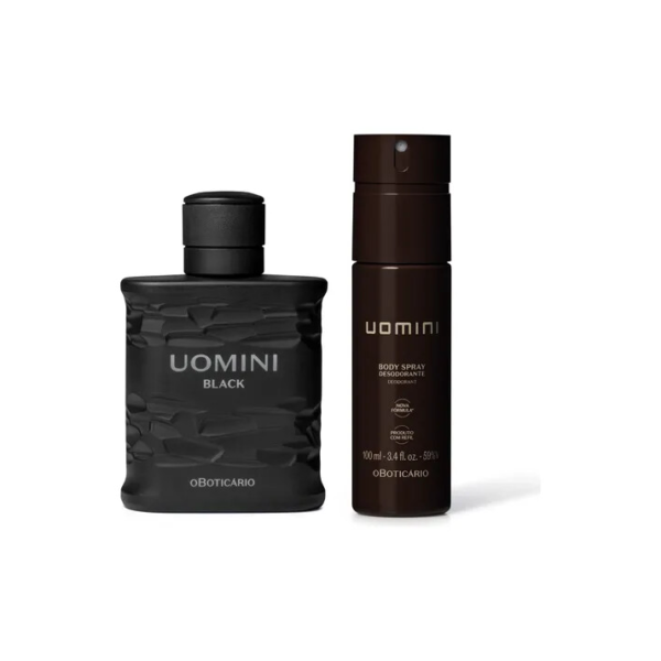 Combo Uomini: Black Desodorante Colônia 100ml + Body Spray 100ml