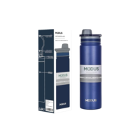 MODUS Garrafa de Água Térmica Inox Esportiva Academia Isolada a Vácuo Aço Inox 750ML (Azul Profundo)