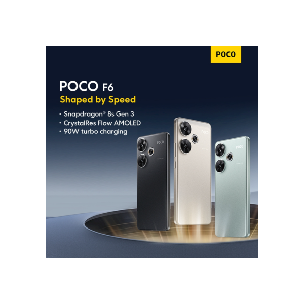 Celular Xiaomi POCO F6 5G 512GB / 256GB Dual Sim 12GB / 8GB Ram Versão Global NFC e NF