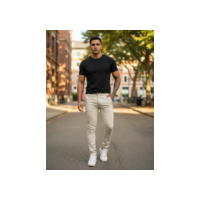 Calça Masculina Alfaiataria Social Com Lycra Premium Voker