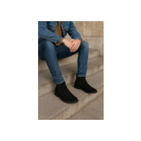 Bota Botina Masculina Chelsea Confortável E Macia Lançamento