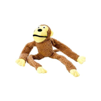 Chalesco Brinquedo Macaco Marrom para Cães