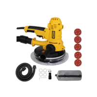 Lixadeira De Parede Profissional Eletrica 127V/220V 750w Polidor Com Led E Disco Completo