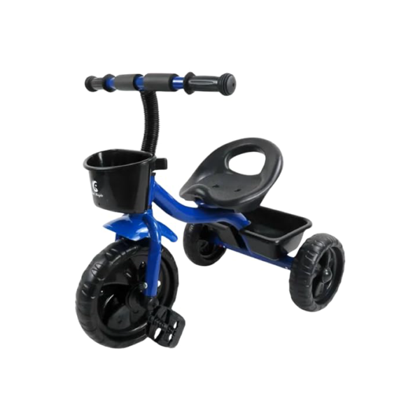Triciclo Infantil Vermelho Atentu com Pedal 3 Rodas Resistente Brinquedo Infantil para Criança 3 Anos Triciclo Menino com Cesto Cestinha para Passeio e Pedal Infantil Cestinha (Azul)