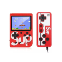 Mini Video Game Portátil Sup C/ 400 jogos + 1 Controle para 2 jogadores Console