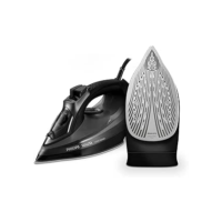 Ferro A Vapor Série 5000, Philips Walita, Preto, 1470W, Vapor constante de 25 g/min, Sistema de vapor extra de 180 g, SteamGlide Plus (DST5040/85), 110v