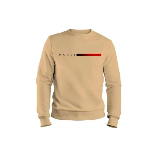 Moletom Masculino Gola Careca Flanelado Paris Suéter Frio