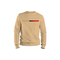 Moletom Masculino Gola Careca Flanelado Paris Suéter Frio