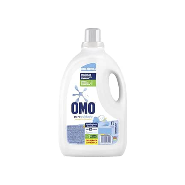OMO Sabão Líquido Omo Puro Cuidado 5L