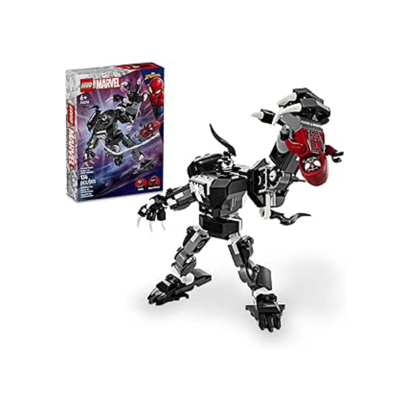 LEGO Set Super Heroes Marvel 76276 Armadura Mech Venom vs. Miles Morales 134 peças