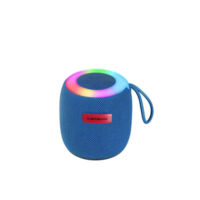 Caixa de Som Bluetooth,Caixas de Som Portáteis Bluetooth 5W à prova d'água com Luz RGB, Mini Alto-falante Suporte Micro SD, USB, AUX,USB-C Charing (Azul)