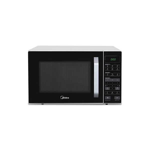 Forno Micro-ondas 35L Branco e Preto Midea 220V MXSA35P2
