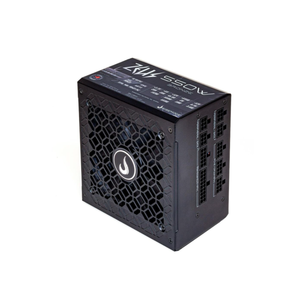 Fonte Gamer Rise Mode Zeus, 550w, 80 Plus Bronze, Modular, PFC Ativo, Preto - RM-PSU-01-BZ-550