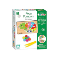 Nig Brinquedos Jogo Educativo Madeira Crescer Pega Pompom