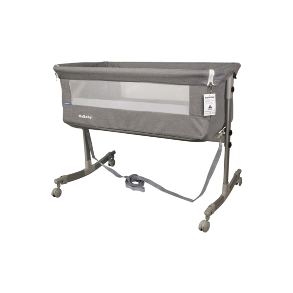 Berço Portátil Sleep 3 em 1 Moisés Co-bed Acopla na Cama Cinza - Kababy