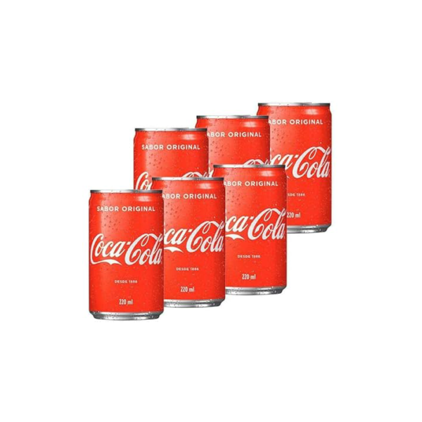 Pack de Coca-Cola lata 220ml 6 unidades