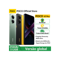 【Estreia mundial】POCO X7 Pro Versão Global Smartphone Dimensity 8400-Ultra 6000mAh 90W Carga 50MP câmera com OIS 120Hz NFC 5G