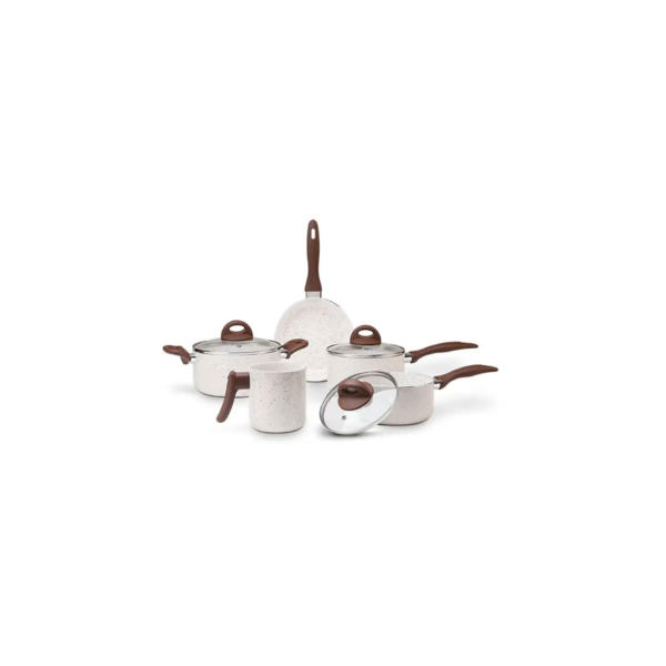 Jogo de Panelas Life 5 Peças Ceramic Vanilla Brinox