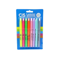 Marca Texto Lumini, CIS, 56.9802, Multicor, Blister com 8 unidades (Cores Pastel e Neon)