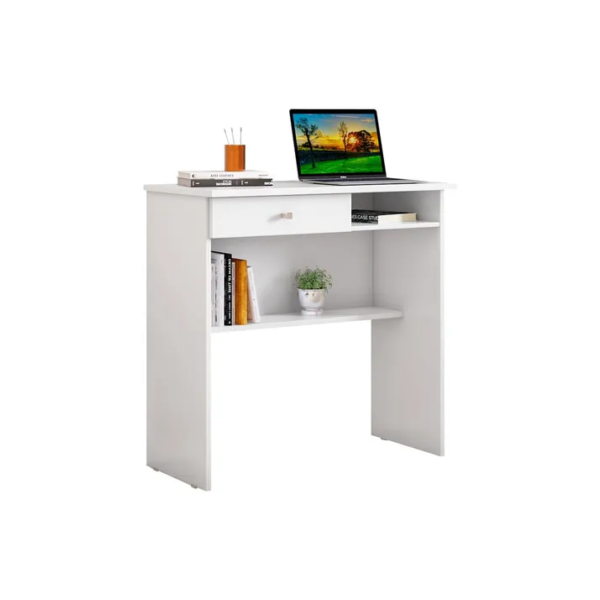 Escrivaninha Computador X Estudo Home Office Mesa Branco