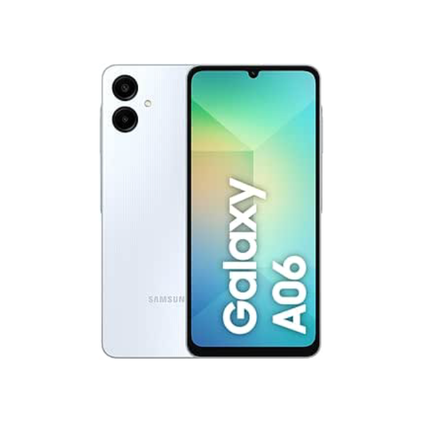 Smartphone Samsung Galaxy A06 128GB, 4GB RAM, Processador Octa-Core, Bateria de 5000mAh, Tela Infinita de 6.7", Câmera Traseira Dupla, Dual Chip - Branco