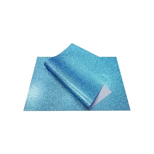 Eva C/ Glitter 40X60 5Fl Azul Claro