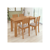 Conjunto Sala de Jantar com 4 Cadeiras Easy Line