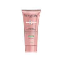Kérastase Máscara Chroma Absolu Masque Vert Chroma Neutralisant, Cabelos coloridos, Proteção de cor, corrige subtons vermelhos, Ácido Tartárico, Centelha Asiática, 150 ml