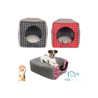 Cama Toca Iglu 3 em 1 para Cachorro e Gato Caminha Pet